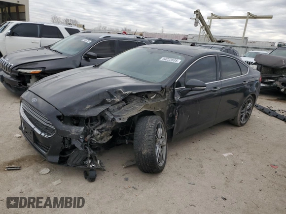 2014 Ford Fusion Titanium with VIN 3FA6P0K95ER227814, listed as a Copart auction lot 44222535 with Not Provided miles and Salvage Title. Bid and sale history available at DreamBid. Image 1.