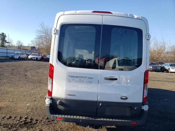 2016 Ford Transit Cargo Van with VIN 1FTYR2CG8GKB02965, listed as a Copart auction lot 58747654 with 92,455 mi miles and Salvage Title. Bid and sale history available at carsss.com. Image 6.