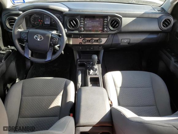 2021 Toyota Tacoma 2WD SR with VIN 3TYAX5GN2MT017985, listed as a Copart auction lot 88432045 with 34,274 mi miles and Salvage Title. Bid and sale history available at carsss.com. Image 8.
