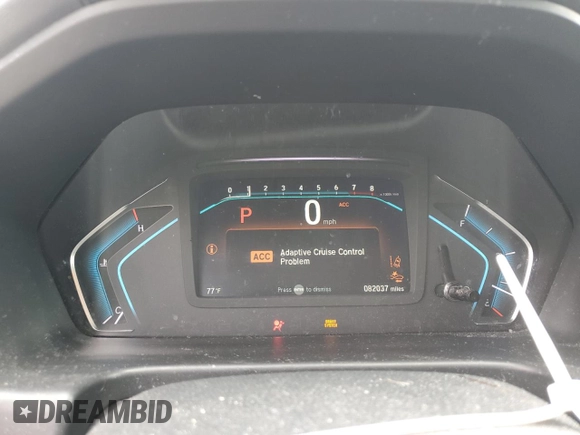 2020 Honda Odyssey EX with VIN 5FNRL6H53LB004874, listed as a Copart auction lot 49127995 with 82,037 mi miles and Salvage Title. Bid and sale history available at DreamBid. Image 9.