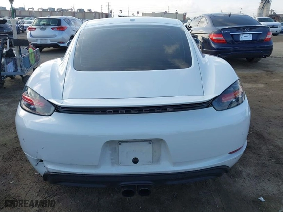 2019 Porsche 718 Cayman with VIN WP0AA2A81KS260125, listed as a IAAI auction lot 41594145 with NaN miles. Bid and sale history available at carsss.com. Image 16.