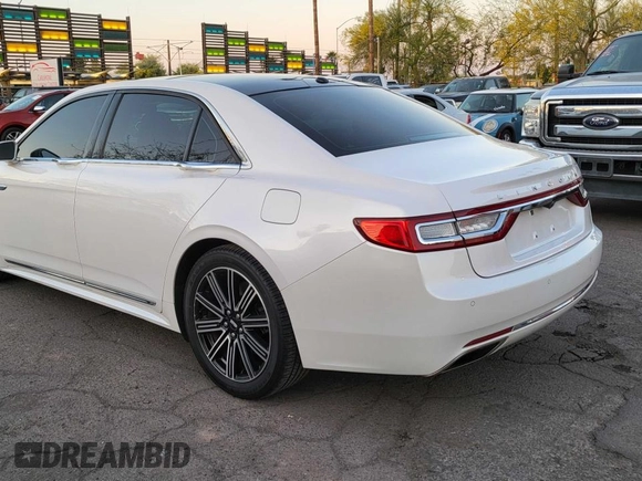 2017 Lincoln Continental Reserve with VIN 1LN6L9RP6H5629262, listed as a Copart auction lot 52741565 with 85,377 mi miles and Clean Title. Bid and sale history available at carsss.com. Image 3.