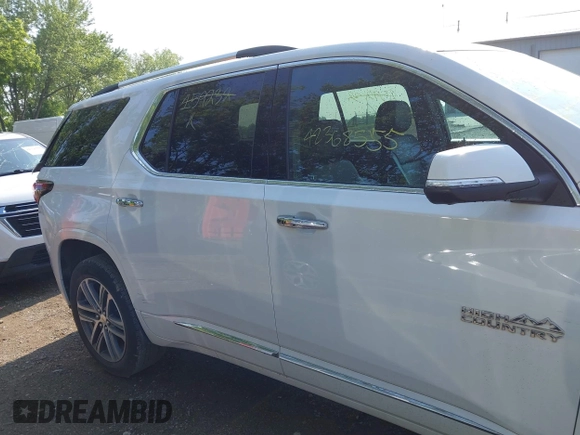 2022 Chevrolet Traverse High Country with VIN 1GNERNKW9NJ159232, listed as a IAAI auction lot 42368555 with 40,188 mi miles and . Bid and sale history available at DreamBid. Image 13.