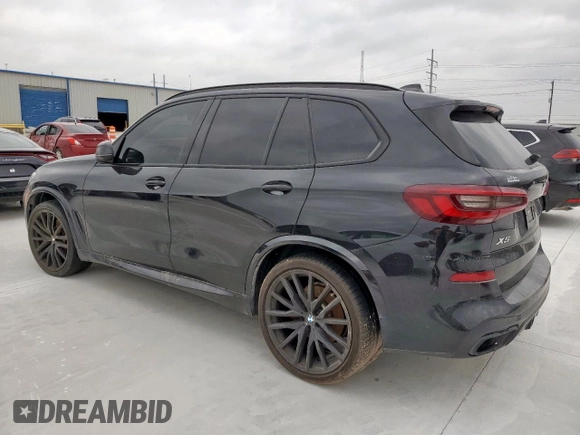 2022 BMW X5 sDrive40i with VIN 5UXCR4C06N9K58174, listed as a Copart auction lot 58333185 with 62,778 mi miles and Salvage title. Bid and sale history available at DreamBid. Image 2.