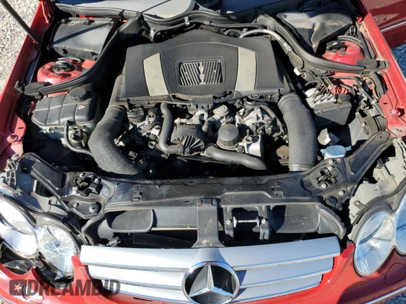 2009 Mercedes-Benz CLK 350 with VIN WDBTK56F09T106832, listed as a Copart auction lot 80189174 with 152,662 mi miles and Salvage Title. Bid and sale history available at DreamBid. Image 12.