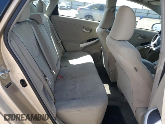 2010 Toyota Prius II with VIN JTDKN3DU1A0056510, listed as a Copart auction lot 53067255 with 251,390 mi miles and Salvage Title. Bid and sale history available at carsss.com. Image 10.