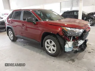 2024 Toyota RAV4 LE with VIN 2T3H1RFVXRW343804, listed as a IAAI auction lot 42555066 with 8,458 mi miles and . Bid and sale history available at DreamBid. Image 1.