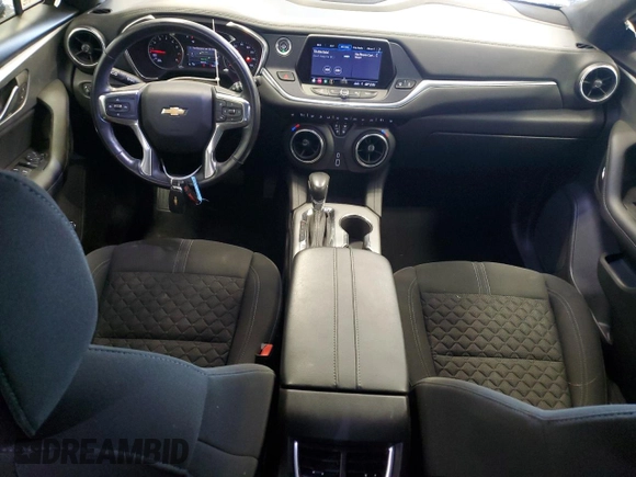 2019 Chevrolet Blazer with VIN 3GNKBGRS7KS642752, listed as a Copart auction lot 60169425 with 44,419 mi miles and Salvage title. Bid and sale history available at DreamBid. Image 8.