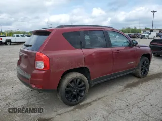 2012 Jeep Compass Latitude with VIN 1C4NJCEB8CD706452, listed as a Copart auction lot 55696805 with 195,159 mi miles and Clean Title. Bid and sale history available at carsss.com. Image 3.