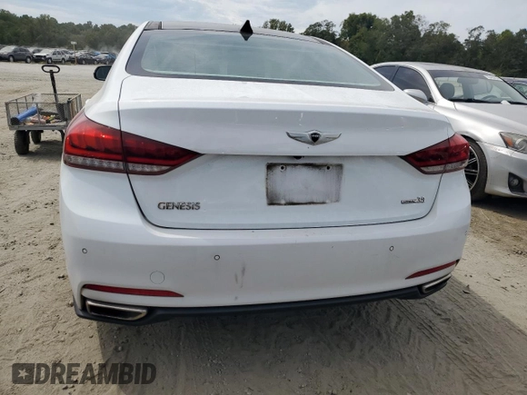 2015 Hyundai Genesis 3.8L with VIN KMHGN4JE3FU033542, listed as a Copart auction lot 70223024 with 137,834 mi miles and Salvage Title. Bid and sale history available at carsss.com. Image 6.