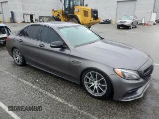 2018 Mercedes-Benz C 63 AMG with VIN 55SWF8GB9JU250904, listed as a Copart auction lot 51116445 with 88,023 mi miles and Clean title. Bid and sale history available at DreamBid. Image 4.