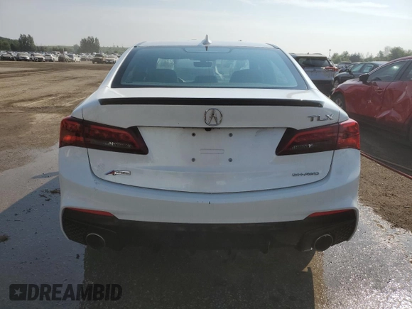 2020 Acura TLX w/Technology Pkg with VIN 19UUB3F41LA801737, listed as a Copart auction lot 67714444 with 0 mi miles and Clean Title. Bid and sale history available at carsss.com. Image 6.