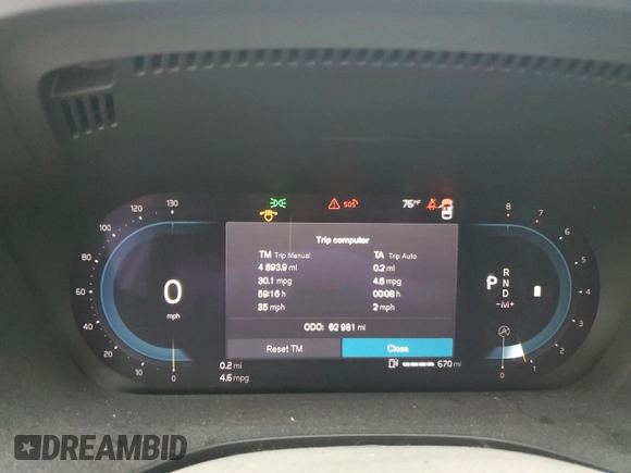 2023 Volvo XC60 Core с VIN YV4L12DV6P1266104, выставлен на аукционе Copart как лот 59872595 с пробегом 62 981 миль миль и Чистый • Clean title. История ставок и продаж доступна на DreamBid. Изображение 9.