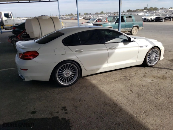 2016 BMW 6 Series 650i xDrive with VIN WBA6D6C51GGK18164, listed as a Copart auction lot 72099914 with 47,600 mi miles and Salvage Title. Bid and sale history available at carsss.com. Image 3.