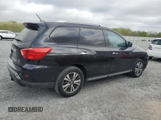 2017 Nissan Pathfinder SV with VIN 5N1DR2MM4HC691751, listed as a Copart auction lot 51936275 with 146,339 mi miles and Clean Title. Bid and sale history available at carsss.com. Image 3.