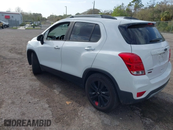 2018 Chevrolet Trax LT with VIN 3GNCJLSB3JL415495, listed as a IAAI auction lot 41734509 with 66,814 mi miles and . Bid and sale history available at carsss.com. Image 3.