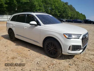 2021 Audi Q7 Premium Plus with VIN WA1LJAF72MD034440, listed as a Copart auction lot 58164365 with Not provided miles and Salvage title. Bid and sale history available at DreamBid. Image 4.