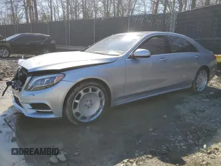 2015 Mercedes-Benz S-Class S 550 with VIN WDDUG8FBXFA118828, listed as a Copart auction lot 50624055 with 72,305 mi miles and Salvage Title. Bid and sale history available at carsss.com. Image 1.