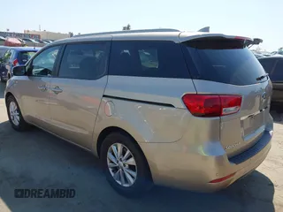2017 Kia Sedona LX with VIN KNDMB5C16H6254544, listed as a IAAI auction lot 41961809 with 124,658 mi miles. Bid and sale history available at carsss.com. Image 3.