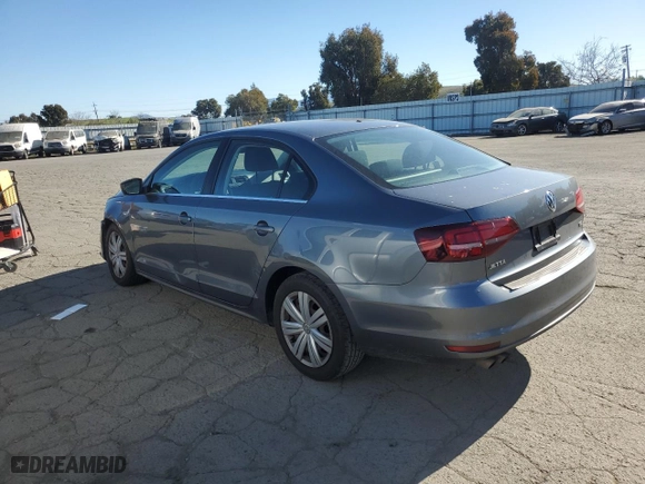 2017 Volkswagen Jetta 1.4T S with VIN 3VW2B7AJ0HM318239, listed as a Copart auction lot 88742995 with 87,828 mi miles and Salvage Title. Bid and sale history available at carsss.com. Image 2.