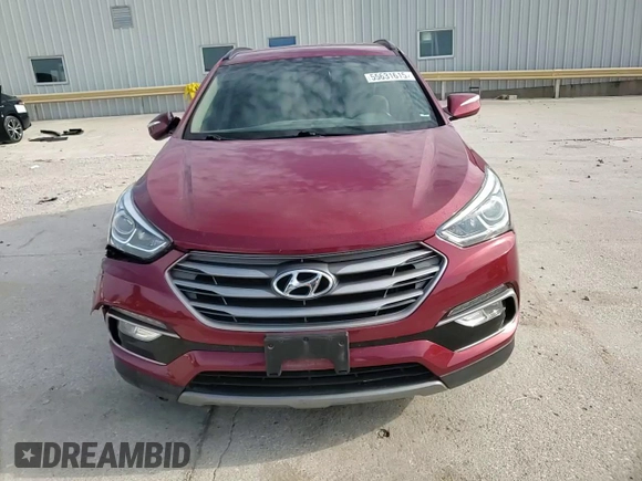 2017 Hyundai Santa Fe 2.4L z VIN 5XYZU3LB5HG473456, wystawiony jako Copart lot #55631615 z przebiegiem 92 374 mil mil oraz Szkoda całkowita • Salvage title. Historia ofert i sprzedaży dostępna na DreamBid. Obrazek 13.