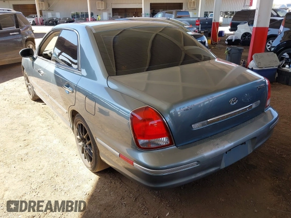 2003 Hyundai XG with VIN KMHFU45E23A259285, listed as a IAAI auction lot 41755815 with 62,134 mi miles and . Bid and sale history available at DreamBid. Image 3.