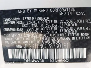 2023 Subaru Crosstrek Limited с VIN JF2GTHNC0P8330161, выставлен на аукционе IAAI как лот 42105024 с пробегом 29 117 миль миль и . История ставок и продаж доступна на DreamBid. Изображение 9.