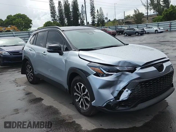 2024 Toyota Corolla Cross Hybrid S with VIN 7MUFBABG3RV047740, listed as a Copart auction lot 62395955 with 15,885 mi miles and Salvage title. Bid and sale history available at DreamBid. Image 13.