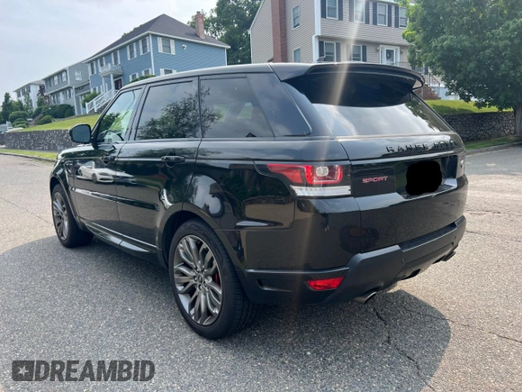 2016 Land Rover Range Rover Sport HSE with VIN SALWS2VF8GA562321, listed as a Copart auction lot 62429485 with 102,400 mi miles and Clean title. Bid and sale history available at DreamBid. Image 3.