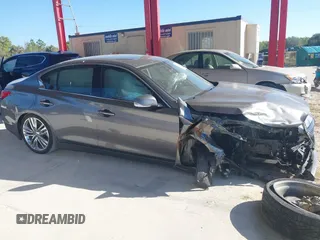 2014 Infiniti Q50 with VIN JN1BV7AP0EM673520, listed as a IAAI auction lot 41287915 with 178,339 mi miles. Bid and sale history available at carsss.com. Image 14.
