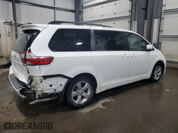 2016 Toyota Sienna LE AAS with VIN 5TDKK3DC9GS705508, listed as a Copart auction lot 43734375 with 109,350 mi miles and Salvage Title. Bid and sale history available at DreamBid. Image 3.
