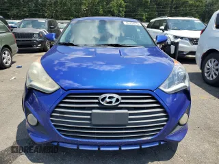 2014 Hyundai Veloster Turbo with VIN KMHTC6AE4EU199468, listed as a Copart auction lot 65734414 with 156,354 mi miles and Salvage Title. Bid and sale history available at carsss.com. Image 5.