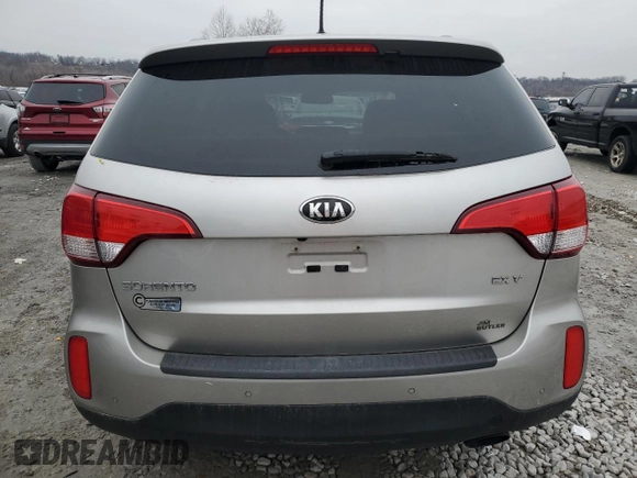2015 Kia Sorento EX with VIN 5XYKU4A7XFG598276, listed as a Copart auction lot 44856095 with 0 mi miles and Clean Title. Bid and sale history available at carsss.com. Image 6.