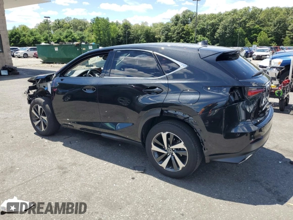 2020 Lexus NX 300 with VIN JTJGARDZ0L5004482, listed as a Copart auction lot 64553215 with 38,436 mi miles and Salvage title. Bid and sale history available at DreamBid. Image 2.