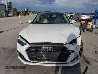 2023 Audi A5 Sportback Premium Plus with VIN WAUCBCF56PA050964, listed as a Copart auction lot 74617653 with 3,495 mi miles. Bid and sale history available at carsss.com. Image 5.