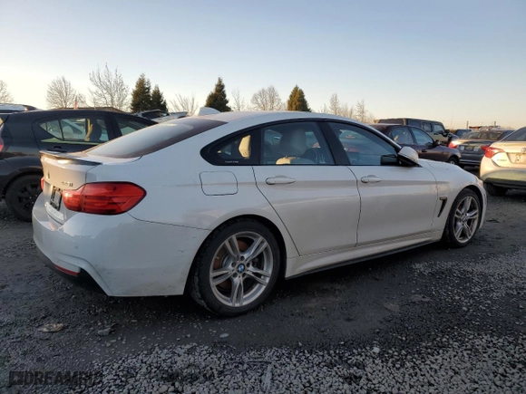 2016 BMW 4 Series 428i with VIN WBA4A9C59GGL89777, listed as a Copart auction lot 88985885 with 83,550 mi miles and Salvage Title. Bid and sale history available at carsss.com. Image 3.