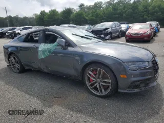 2017 Audi S7 Premium Plus with VIN WAUWFAFCXHN124918, listed as a Copart auction lot 60565503 with 0 mi miles. Bid and sale history available at carsss.com. Image 4.
