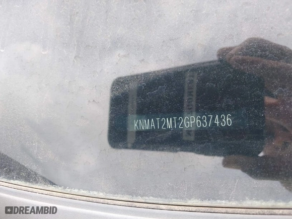 2016 Nissan Rogue SV with VIN KNMAT2MT2GP637436, listed as a IAAI auction lot 41820647 with 140,109 mi miles. Bid and sale history available at carsss.com. Image 9.