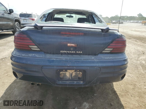 2001 Pontiac Grand Am SE1 with VIN 1G2NF52T31M547738, listed as a Copart auction lot 57442525 with 180,899 mi miles and Salvage title. Bid and sale history available at DreamBid. Image 6.