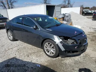 2014 Buick Regal with VIN 2G4GK5EX8E9258920, listed as a Copart auction lot 47075305 with 135,547 mi miles and Salvage Title. Bid and sale history available at carsss.com. Image 4.