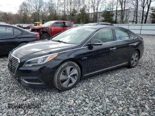 2017 Hyundai Sonata Hybrid Limited with VIN KMHE34L17HA048055, listed as a Copart auction lot 52010045 with 102,527 mi miles and Clean Title. Bid and sale history available at carsss.com. Image 1.