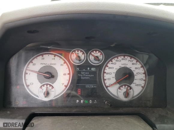 2011 Ram 1500 SLT with VIN 1D7RV1GT1BS543983, listed as a Copart auction lot 47273415 with 105,206 mi miles and Clean Title. Bid and sale history available at carsss.com. Image 9.