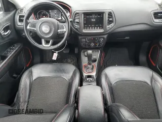 2019 Jeep Compass Trailhawk with VIN 3C4NJDDB0KT671292, listed as a Copart auction lot 46418675 with 175,494 mi miles and Salvage Title. Bid and sale history available at DreamBid. Image 8.