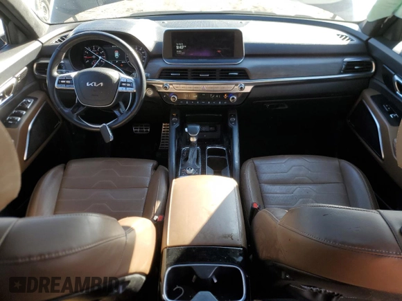 2022 Kia Telluride SX with VIN 5XYP5DHC1NG323836, listed as a Copart auction lot 45961675 with 33,273 mi miles and Salvage title. Bid and sale history available at DreamBid. Image 8.