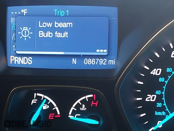 2014 Ford Escape SE with VIN 1FMCU9G91EUC35321, listed as a IAAI auction lot 41893841 with 86,792 mi miles and . Bid and sale history available at DreamBid. Image 16.