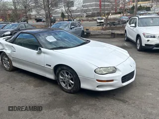 2002 Chevrolet Camaro Z28 z VIN 2G1FP22G122171295, wystawiony jako Copart lot #48084275 z przebiegiem 128 070 mil mil oraz Szkoda całkowita • Salvage title. Historia ofert i sprzedaży dostępna na DreamBid. Obrazek 1.