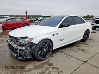 2018 Mercedes-Benz E 63 S AMG with VIN WDDZF8KB8JA254169, listed as a Copart auction lot 50769985 with 111,984 mi miles and Salvage Title. Bid and sale history available at DreamBid. Image 1.