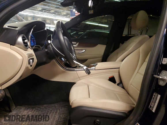 2021 Mercedes-Benz C 300 with VIN W1KWF8EB9MR642810, listed as a Copart auction lot 43569315 with 30,403 mi miles and Salvage title. Bid and sale history available at DreamBid. Image 7.