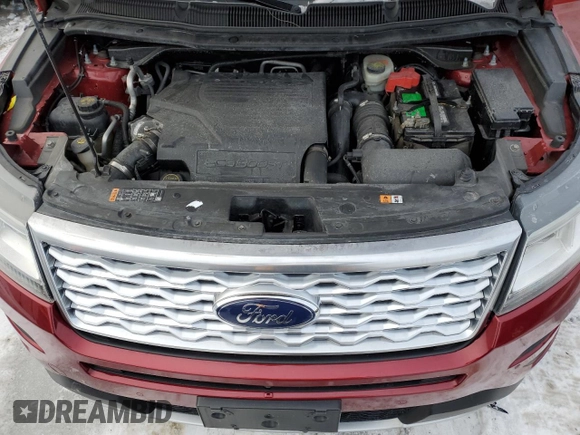 2017 Ford Explorer Platinum z VIN 1FM5K8HT3HGA14034, wystawiony jako Copart lot #45879575 z przebiegiem 100 996 mil mil oraz Nie do naprawy • Non repairable. Historia ofert i sprzedaży dostępna na DreamBid. Obrazek 12.