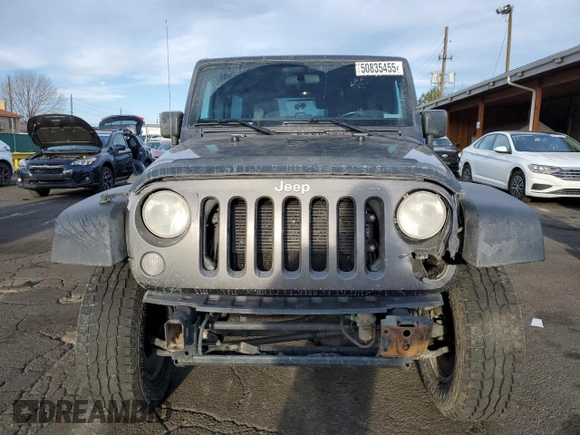 2018 Jeep Wrangler Unlimited Sport with VIN 1C4BJWDG8JL809519, listed as a Copart auction lot 50835455 with 89,962 mi miles and Salvage title. Bid and sale history available at DreamBid. Image 5.